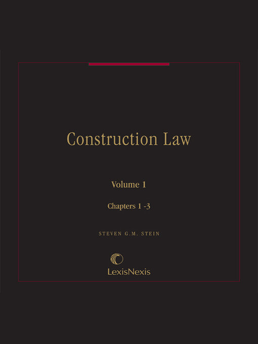 Title details for Construction Law by Steven G. M. Stein - Wait list
